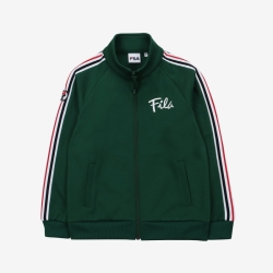 Fila Fleece - Poikien Verryttelypuvut - Vihreä | FI-83064